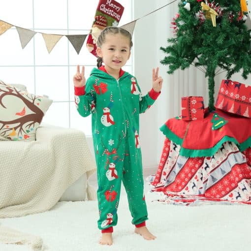 Christmas Matching Onesies Pajamas for Family Couples Kids