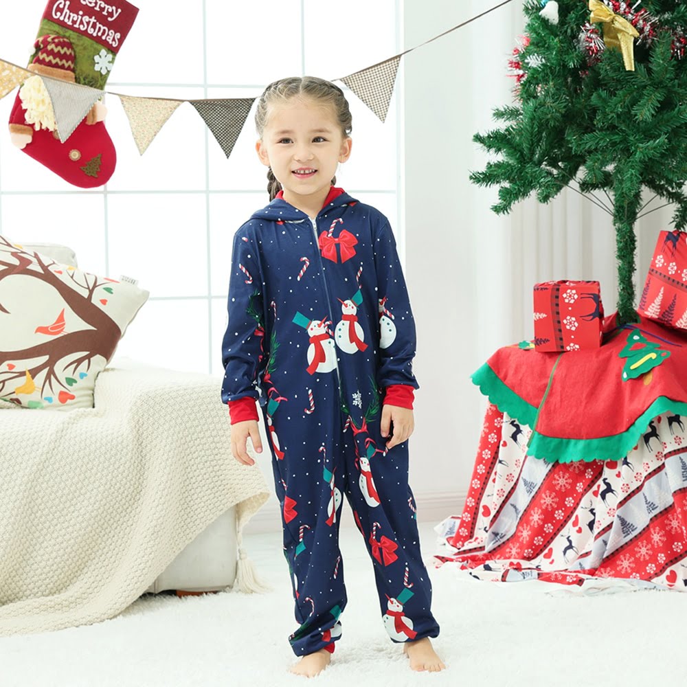 Hooded family christmas 2025 pajamas