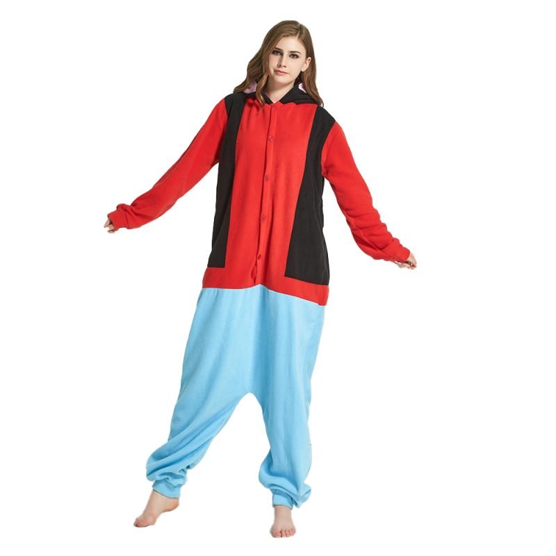 Goofy Costume Onesie Pajamas for Adult Halloween Costumes