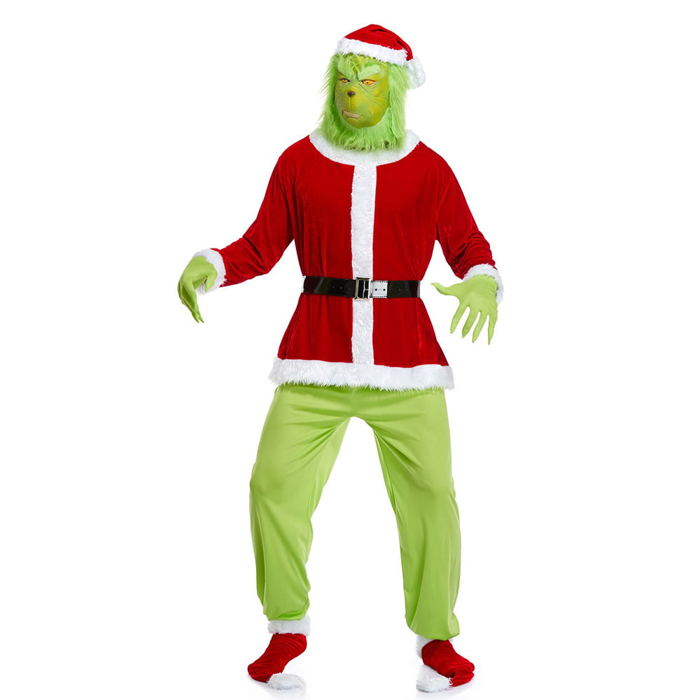 Grinch Costume For Adults Halloween Costume Xmas Outfit - Allonesie