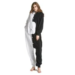 Monokuma Onesie Kigurumi Danganronpa Cosplay Halloween Adult Costumes