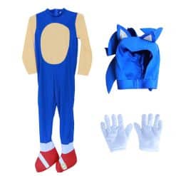 Sonic Cosplay the Hedgehog Costume for Kids Halloween Costume